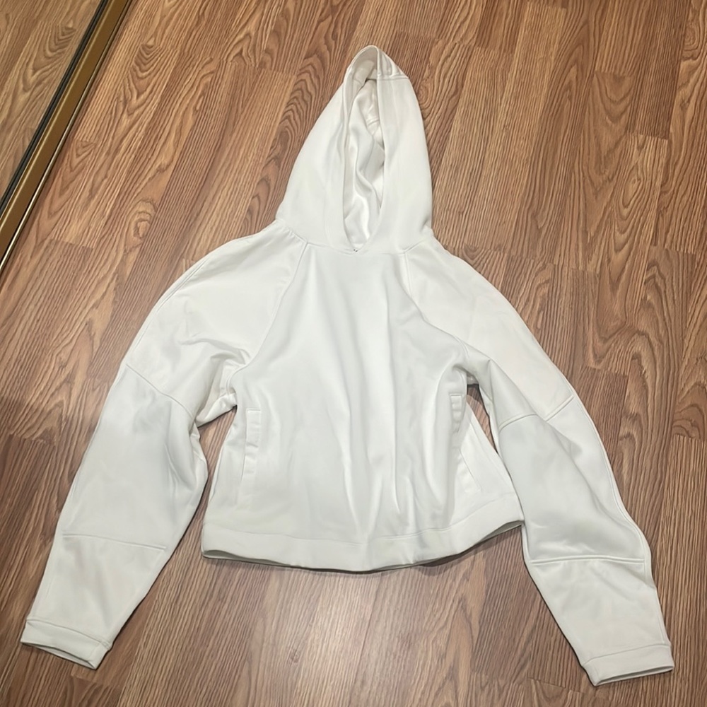 Athleta get set sweatshirt size small color magnolia white